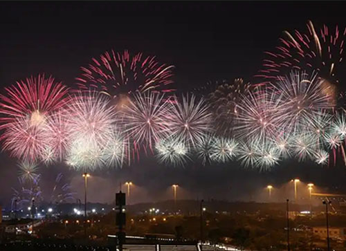 襄汾县焰火晚会